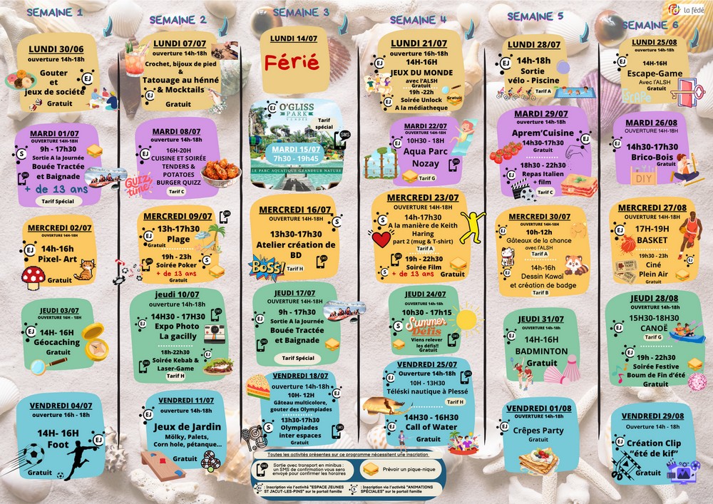  Programme vacances été 2025 St Jacut