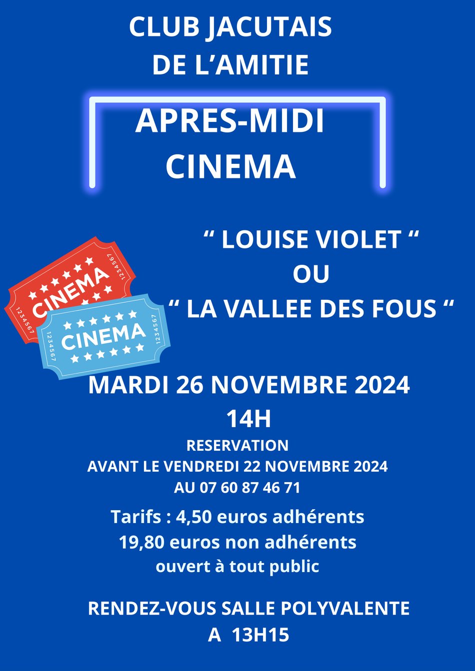 apres midi cinema